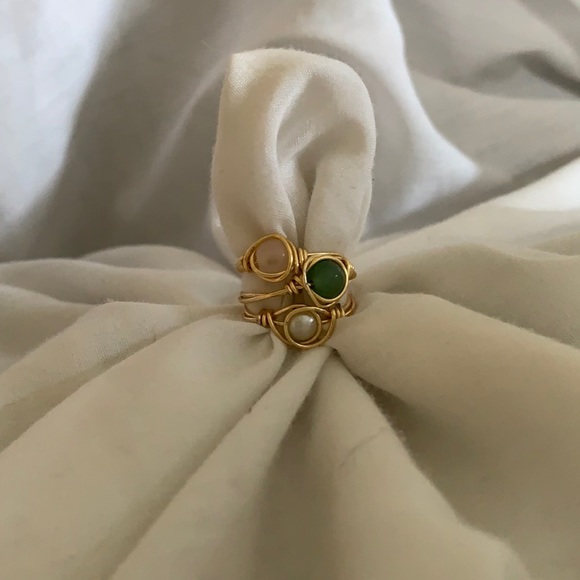 Handmade nest wire rings (pack of 3) - Picture 1 of 6